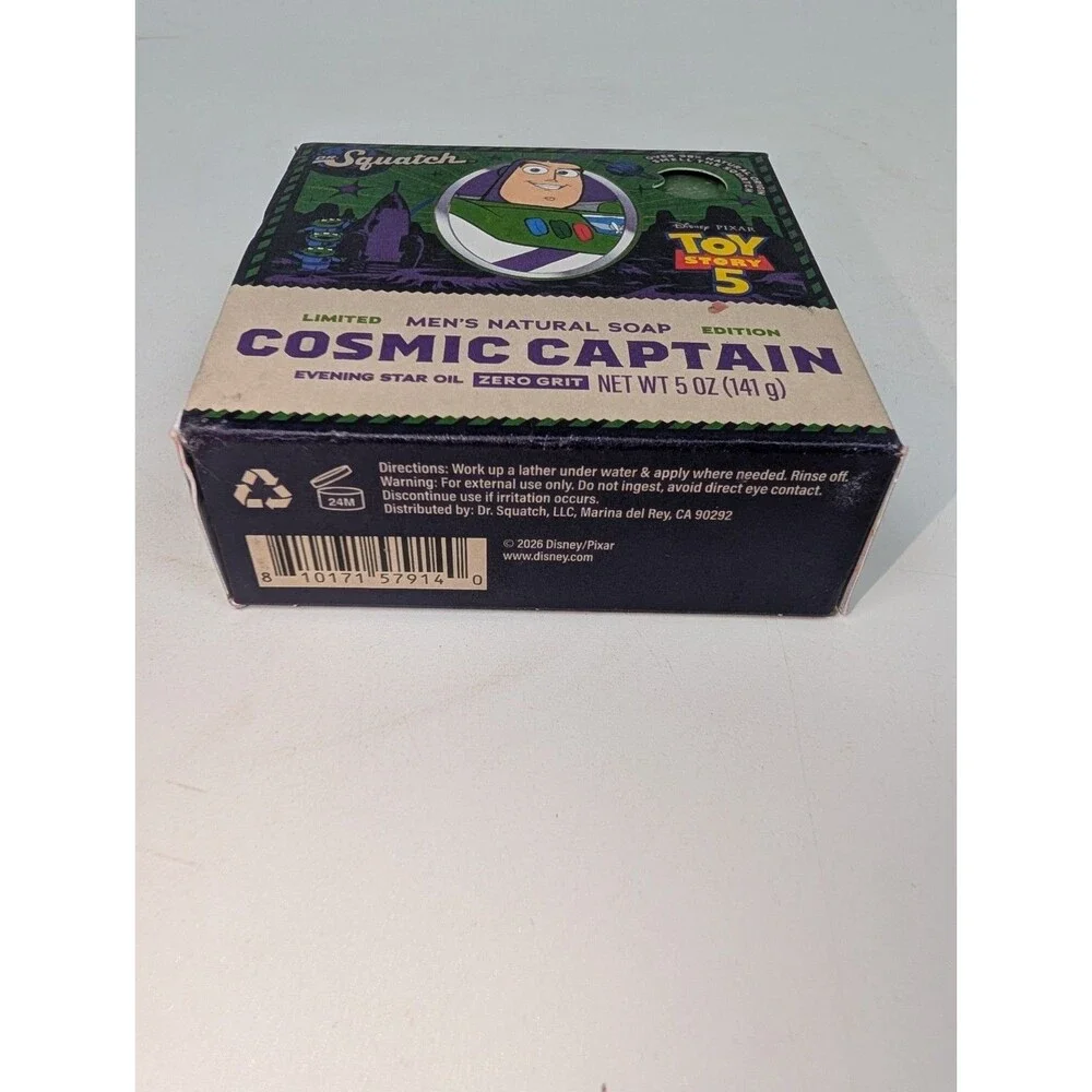 Dr Squatch Toy Story 5 Soap Set Woody Jessie Buzz Cosmic Captain 3 Bars Natural
